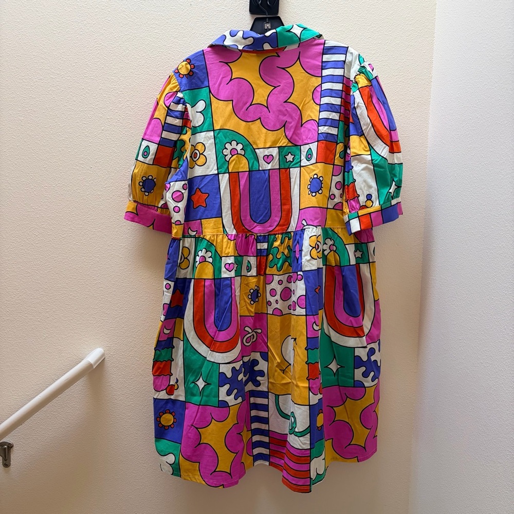 Nooworks Wormiverse Babydoll Dress 3X NWT - Picture 5 of 5